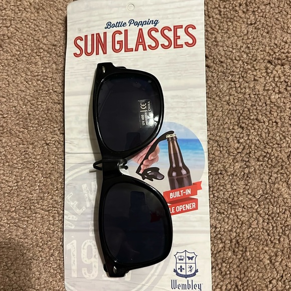 Wembley Other - ❗️clearance-price firm❗️ Bottle popping sun glasses- built in bottle opener